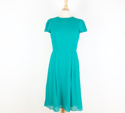 emerald green dress work