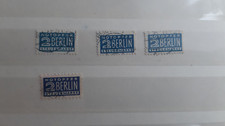 4 Briefmarken Franz&ouml;sische Zone Zwangszuschlagsmarken Notopfer Berlin Mi DE Z3