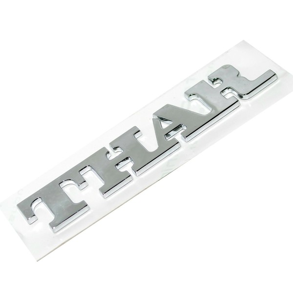Thar Logo Aufkleber Emblem Monogramm Abzeichen Plastik Chrom Finish Aes-image