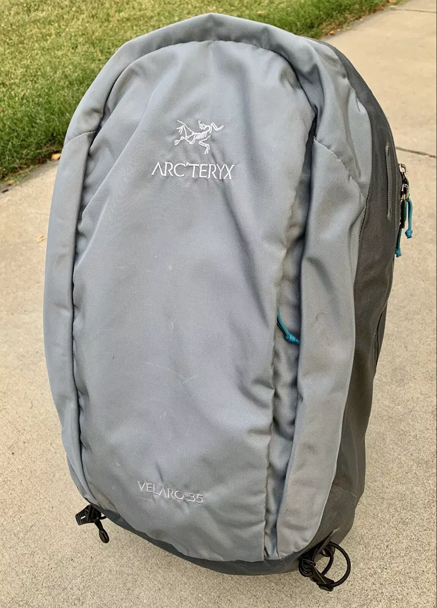 Arc'Teryx Velaro 35 Waterproof Hiking Travel Backpack Gray Blue Arcteryx  Pack