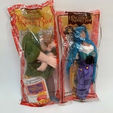 Burger King Kids Meal Toy Hunchback of Notre Dame Quasimodo Esmeralda Puppet NIP