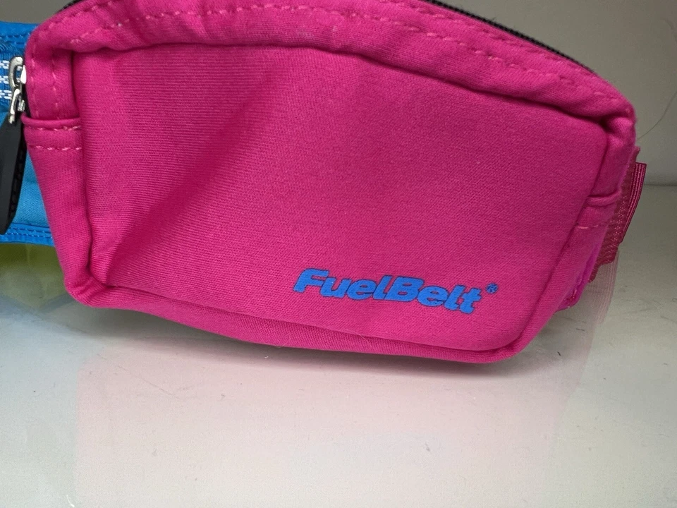 Fuel Belt 2 Bottle Running Belt Neon Colorful EUC Foto 3 de 4