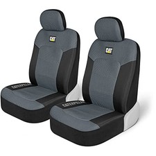 MeshFlex Automotive Seat Covers for Cars Trucks and Gray Front Seat Covers