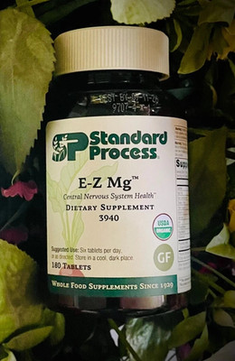 Standard Process, E-Z Mg Plant-Based Organic Magnesium, 180 Tab