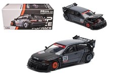 Pop Race 1:64 Honda Civic EG6 Pandem "Kanjozoku" Matt Black& Gray PR640163-1F