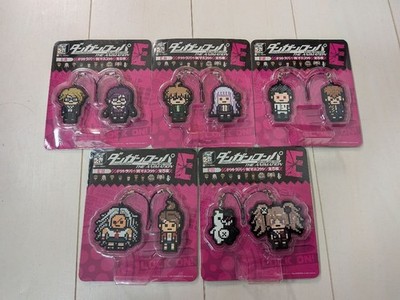 Danganronpa Pixel Art Acrylic Keychain 5 Pack Set Unopened Authentic Item