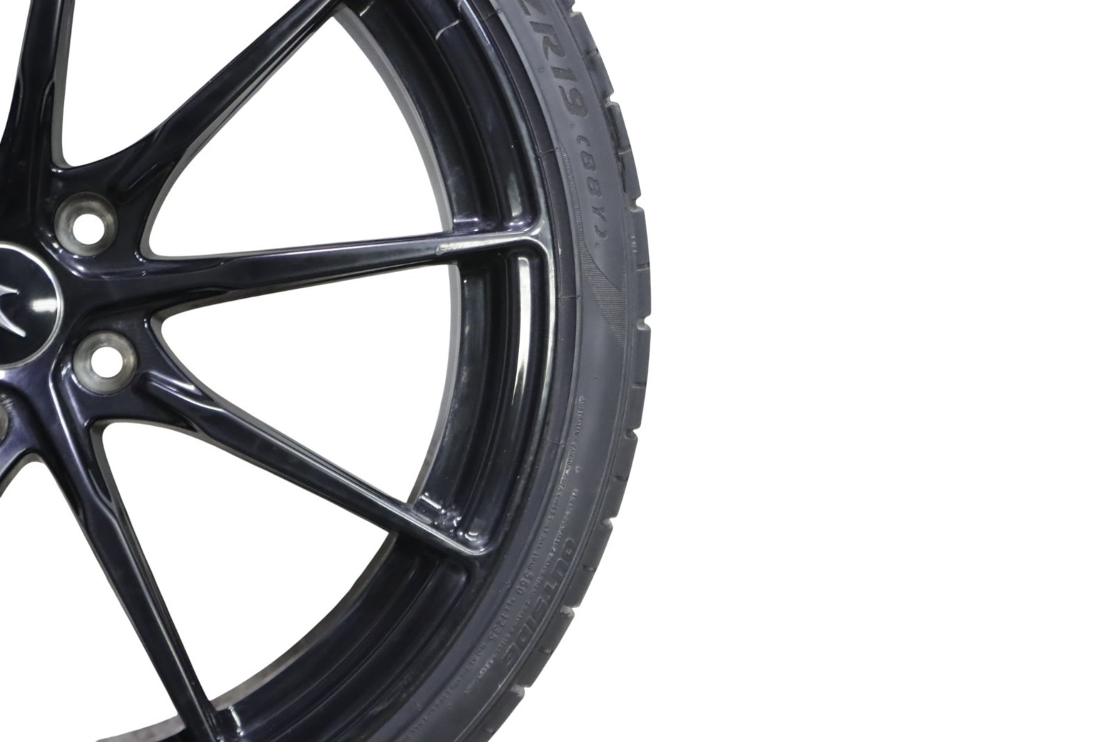 McLaren 600LT Front 19 inch 19 x 8 Original Wheel Rim & Tire 2019 2020 OEM
