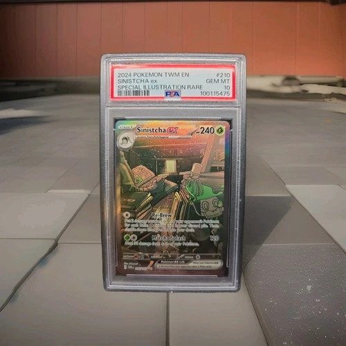 Sinistcha ex 210/167 Sv06: Twilight Masquerade Special Illustration Rare PSA 10