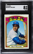 1972 TOPPS BILLY WILLIAMS #439 SGC 8 NM-MT CHICAGO CUBS