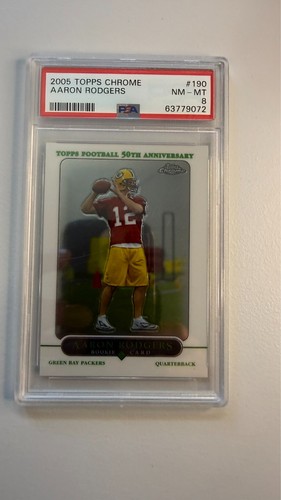 Aaron Rodgers #190 2005 Topps Chrome card