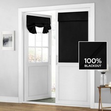 100 Blackout French Door Curtains, Privacy Door Curtains for Window, 26 X 40...