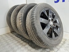 Set Of Genuine 15 Inch SKODA CITIGO VW UP Alloy Wheels & Tyres 1ST601025R 4x100