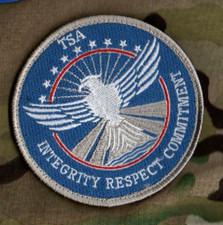 TRANSPORTATION SAFETY SECURITY vêlkrö PATCH: TSA INTEGRITY RESPECT COMMITMENT