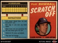 1971 Topps Scratch-Offs Claude Osteen Dodgers 4 - VG/EX