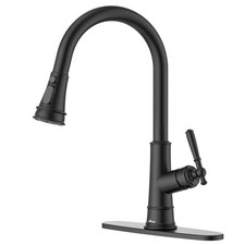 APPASO Black Kitchen Faucet Pull Down Sprayer cUPC