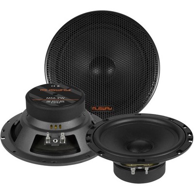 Auto 16,5cm Kickbässe Tieftöner Mitteltöner Lautprecher 200 Watt MUSWAY ME-6.2W
