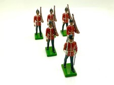BRITAINS TOY SOLDIERS SIX YORK & LANCASTER REGIMENT 54MM UNBOXED