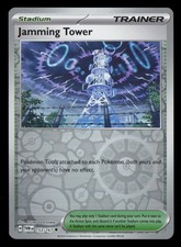Jamming Tower 153/167 Reverse Holo Uncommon Twilight Masquerade Pokemon NM