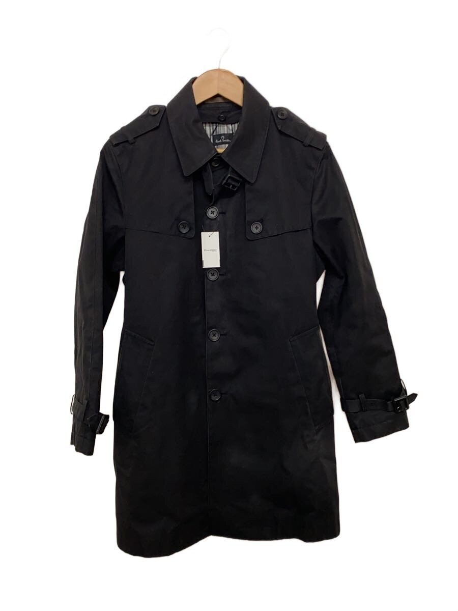 Paul Smith Smith/293300/Trench Coat/Wool/Black/Plain 3427
