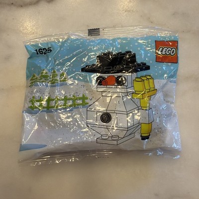 Sealed! LEGO Basic Snowman 1625 Set Vintage 1989 1980s Mini Winter Set New!