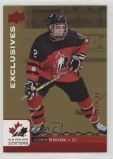 2017 Upper Deck Team Canada Juniors Exclusives Red 188/199 Josh Brook #46 0ph