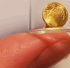 MONARCH LIBERTY AMERICAN BALD ORO EAGLE .999999 REPUBLICAS  FINE GOLD ROUND IN