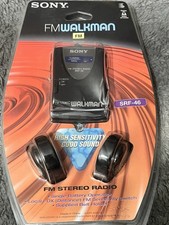 Sony SRF-46 FM Stereo Radio Walkman High Sensitivity New Sealed
