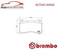 BRAKE PADS SET BRAKING PAD FRONT BREMBO P 59 079 FOR CADILLAC ATS,XTS,CTS,CT6