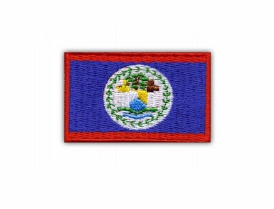 Flag of Belize Patch/Badge Embroidered