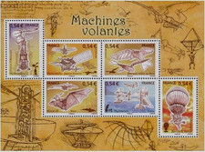 Bloc feuillet n° 103 neuf  machines volantes 2006