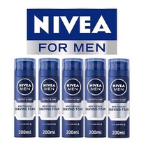 NIVEA Men Protect & Care Moisturising Shaving Gel with Aloe Vera 200ml (5 Pack) 94.10 per litre