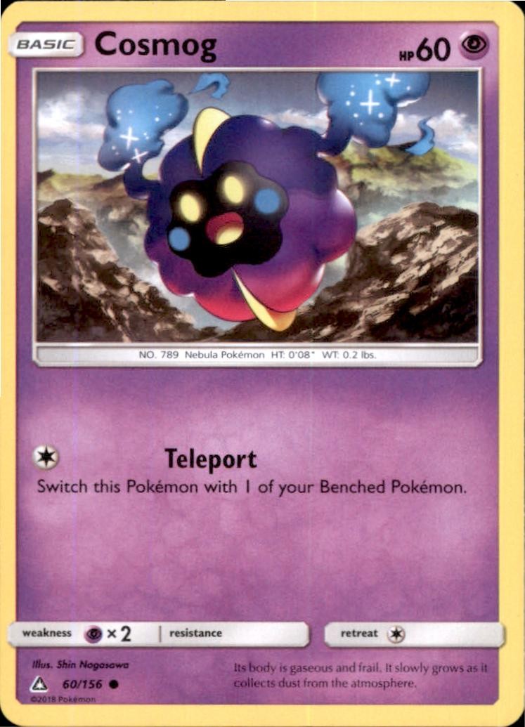 Cosmog 60/156 Common Ultra Prism Pokemon Near Mint
