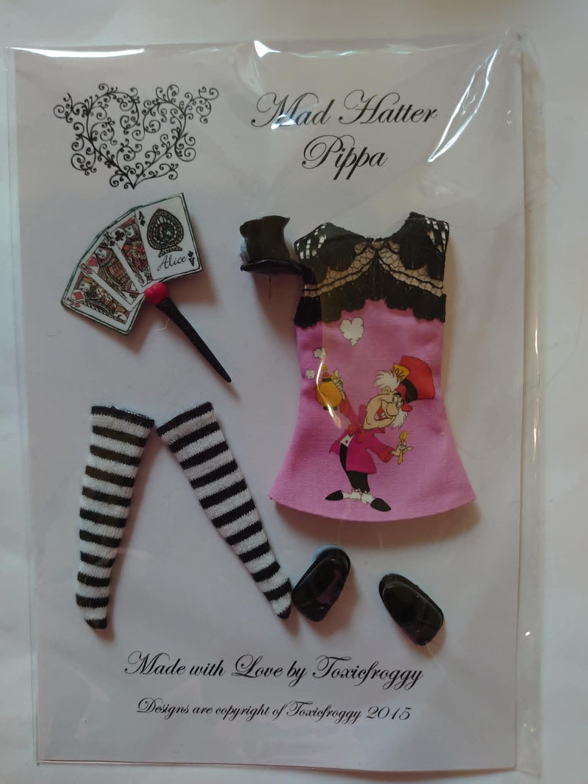 OOAK Mad Hatter Pippa Outfit  by Toxicfroggy