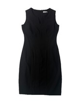 Calvin Klein Women’s Little Black Dress Size 8 Sheath Old Money Quiet Luxury