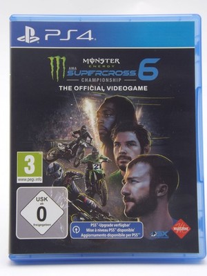 Monster Energy Supercross 6 The Official Videogame (Sony PlayStation 4) PS4 Spie