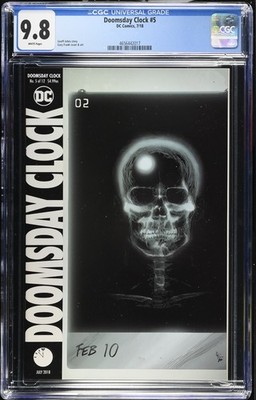 Doomsday Clock #5 9.8 NM/MT (07/2018) DC Comics Gary Frank 1st Print CGC GRADED