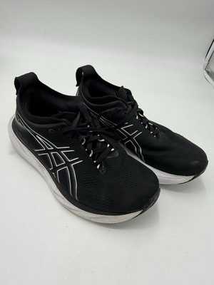 ASICS Gel-Nimbus 25 Women's Running Sneakers Black/White, Size 6.5