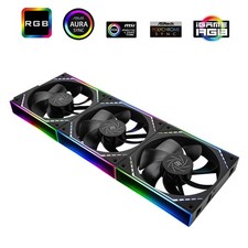 Thermalright TL-M12QRX3 120mm Reverse ARGB Case Fan 3-Pack Daisy Chain 1500RPM