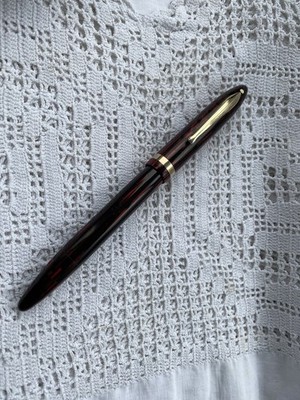 VINTAGE SHEAFFER 875 WHITE DOT FÜLLFEDERHALTER KARMINROT FORT MADDISON USA 1930