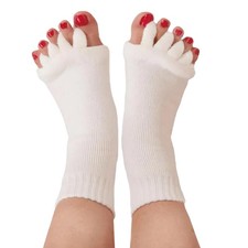 Toe Alignment Separator Socks, Prevent Foot Cramp and hammertoes, Comfortable...