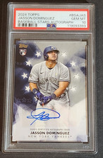 2024 Topps Jasson Dominguez Baseball Stars Autographs RC ROOKIE PSA 10 AUTO