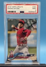 2018 Topps Update Series   Shohei Ohtani #US1 Pitching Red Jersey PSA 9 