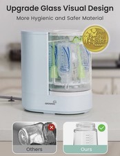 Grownsy DeepClean Bottle Washer Pro Wash, Sterilize, Dry Blue