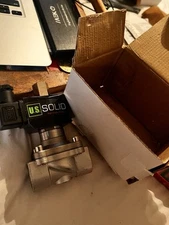 U.S. Solid 3/4 inch Solenoid Valve - Stainless Steel 110V AC Solenoid Valve, Nor