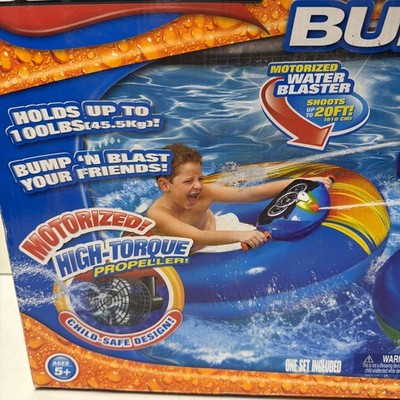 未使用 バンパーボート Banzai Motorized BUMPER BOAT Banzai Battle Blast Submarine Blaster Inflatable Pool Float Water