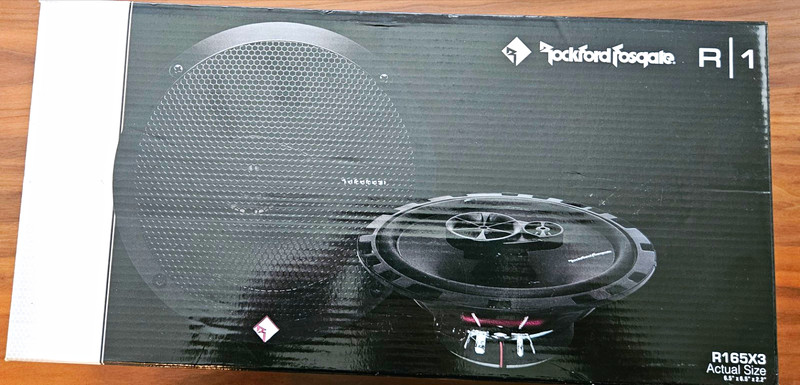 Rockford Fosgate R165X3 6.5 in 3-Way Car Speaker Set, 45W RMS Power