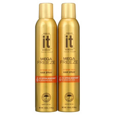 Mega Freeze Hair Spray, Extreme Hold,10 oz. 2 Count