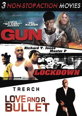Non-Stop Action Triple Feature (Gun, Love and a Bullet, Lockdown)