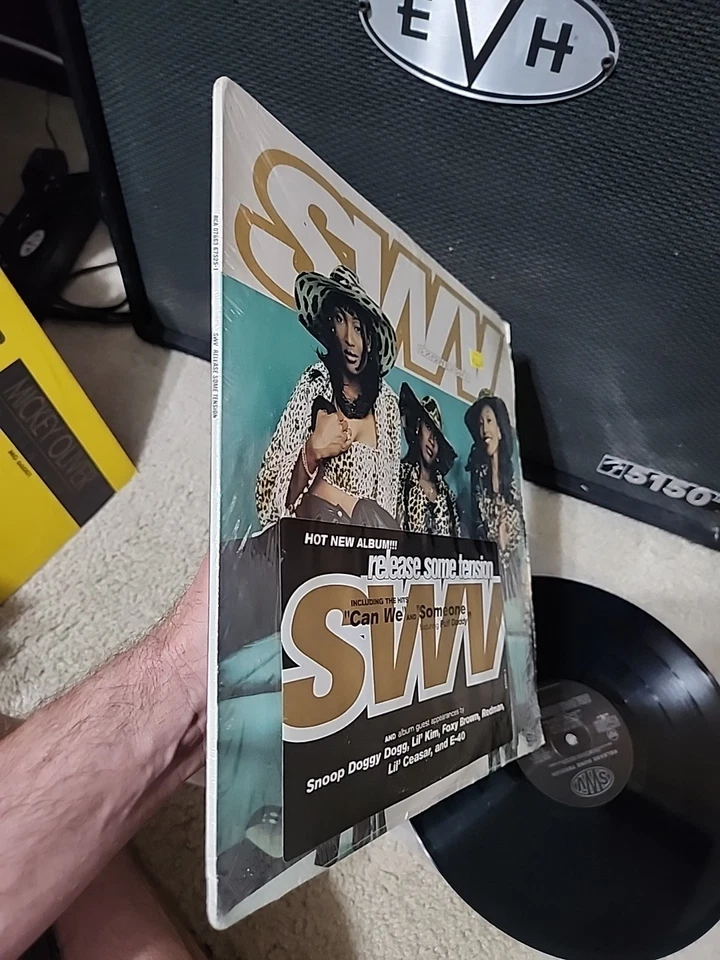 SWV Release Some Tension 2lp Vinyl 1997 1st Press Shrink/Hype VG+/VG+ Wax Foto 4 de 4