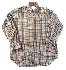 Men's Taylorbyrd Button Up Shirt Plaid - Size L